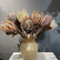 23In Artificial King Protea Flowers Faux Silk Flowers with Realistic Texture-Set of 3