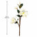 39In Realistic Artificial Magnolia Flower Stems for Wedding Floral D¨¦cor-Set of 3