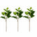 29” Realistic Hydrangea Leaf Stems Mulberry Leaf Branches - Set of 3