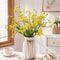 Realistic Artificial Daisy Flowers with Stems for Indoor Outdoor-Set of 6
