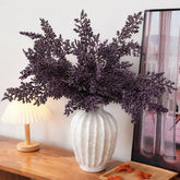 30" Artificial Cedar Branches Faux Lover Grass Spray - Set of 6 #color_Dark Purple