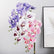 42In Artificial Phalaenopsis Orchid Flowers Long Realistic Latex-Set of 3