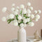21” Faux 5-Head Mini Pompon Chrysanthemum - Set of 6
