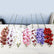 42In Artificial Phalaenopsis Orchid Flowers Long Realistic Latex-Set of 3